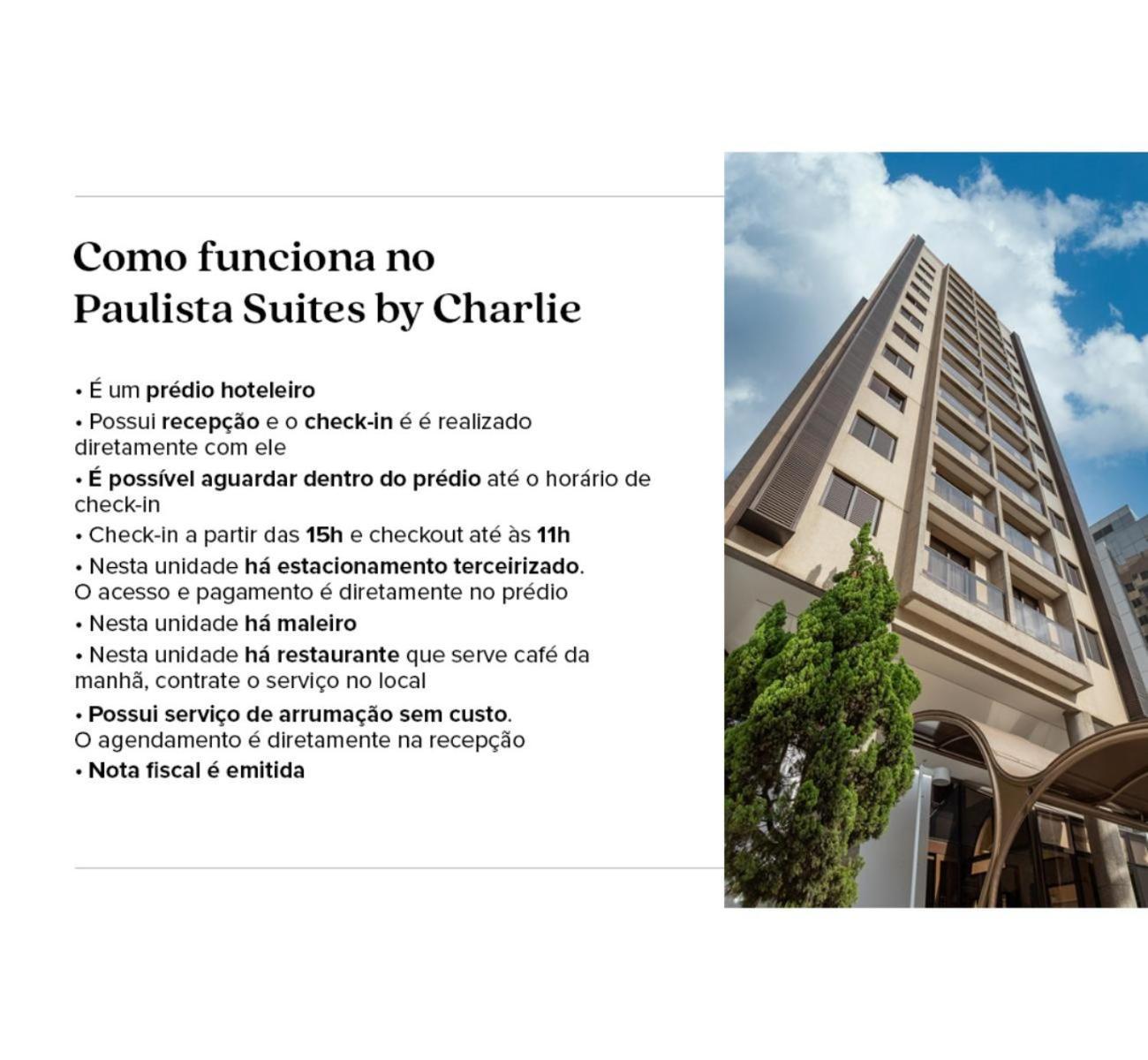 Paulista Suites By Charlie Sao Paulo Exterior foto